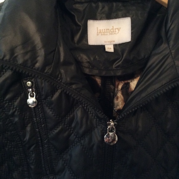 Laundry by Shelli Segal *NWOT* Women's Black Diamond Quilted Fitted Jacket - Picture 4 of 11